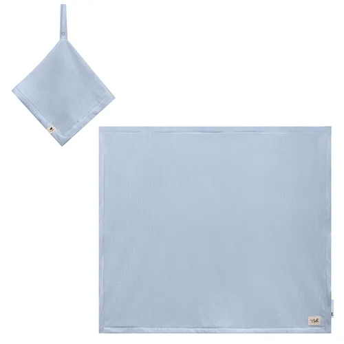Velour Rib Blanket with Matching Lovey by Bebe Bella