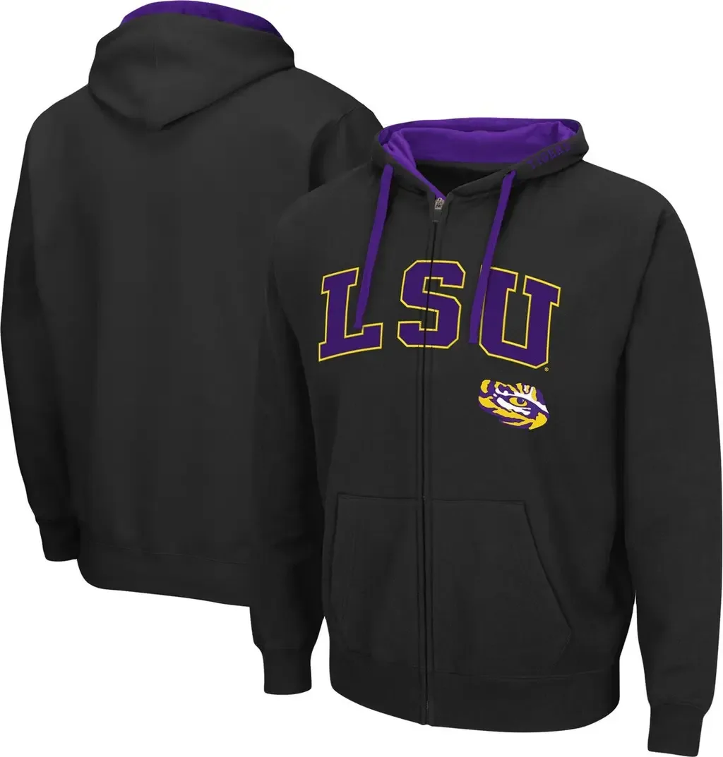 Colosseum LSU Tigers Full-Zip Hoodie