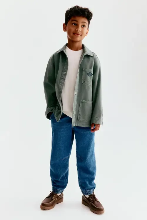Oversized Cotton Overshirt by H&M