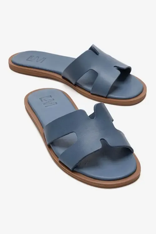 Biora Leather Sandal by Forever & Always Shoes