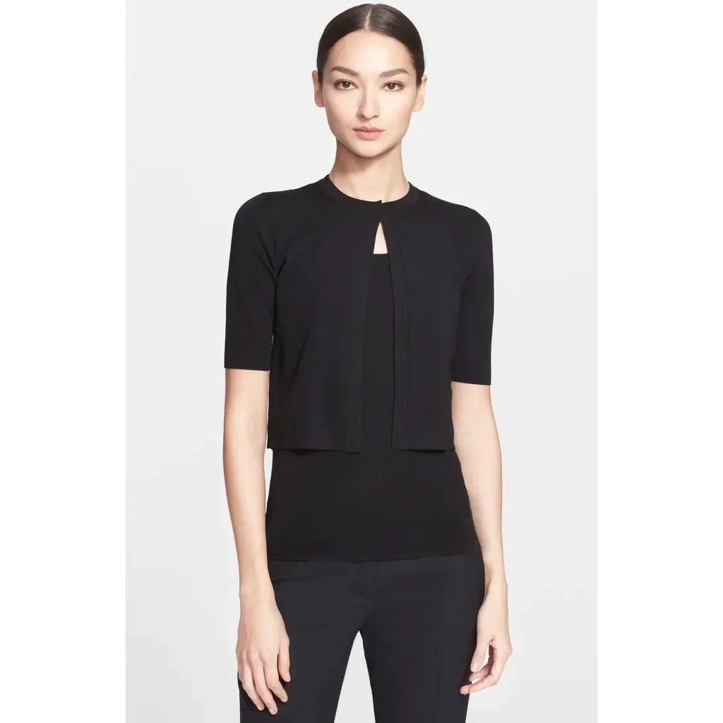 Akris Crop Wool Cardigan by Akris punto