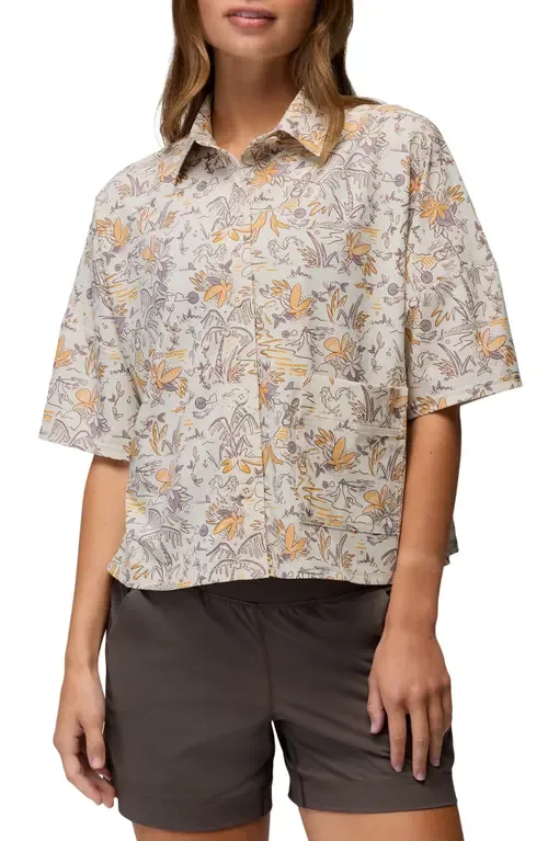 Railay Crop Button-Up Shirt by prAna