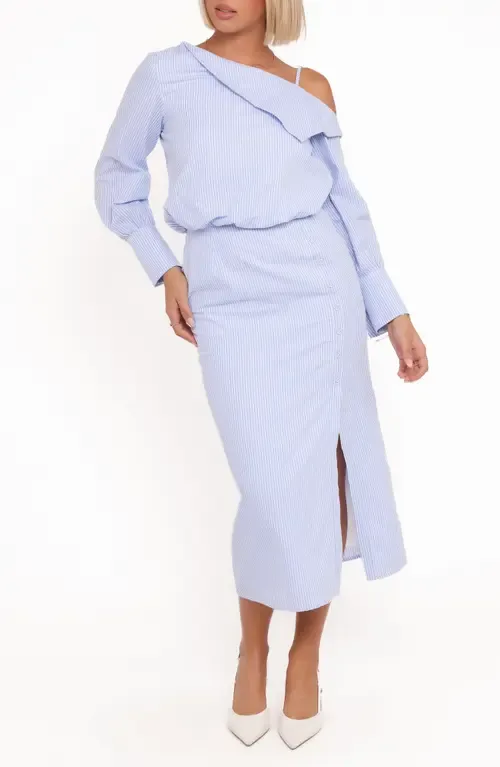 Broderick One Shoulder Midi Dress by Petal & Pup