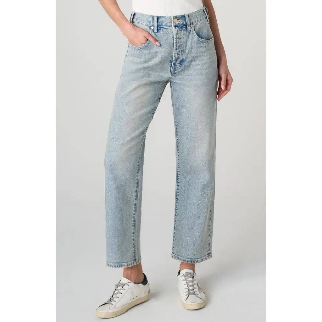 Maisie High Waist Straight Leg Jeans by Liverpool Los Angeles