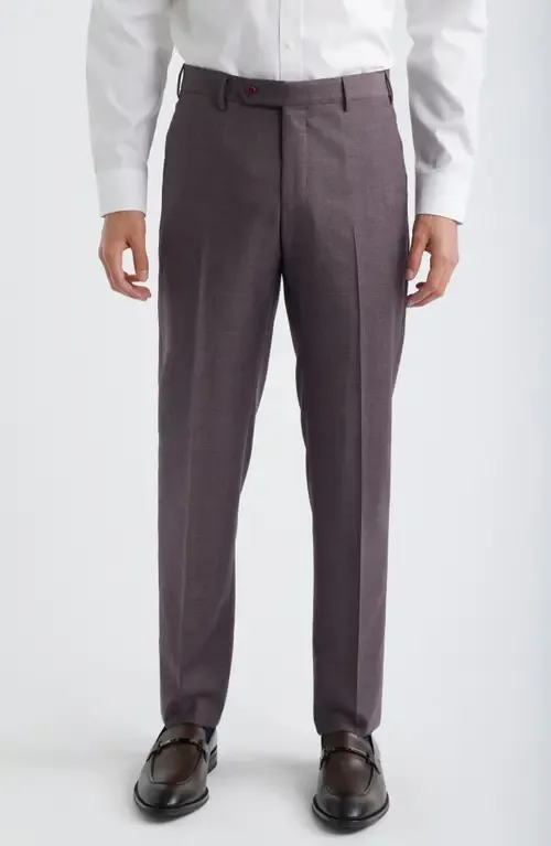 Parker Classic Wool Sharkskin Dress Pants by Zanella