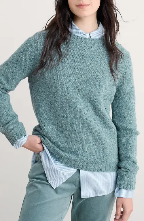 Dawson Pick Merino Wool Blend Crewneck Sweater by Seasalt Cornwall