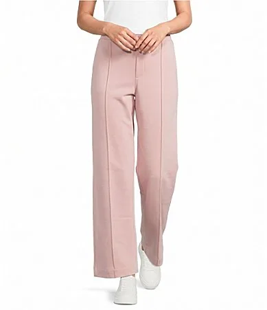 Pintuck Mid Rise Straight Leg Pants by Westbound