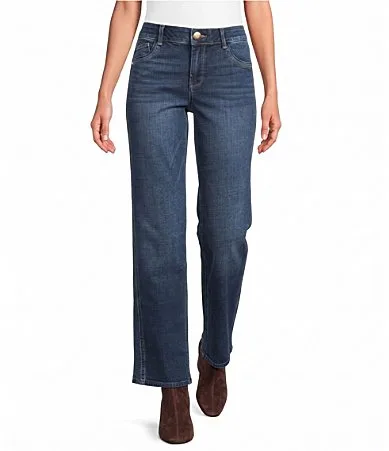 Absolution High Rise Double Seam Straight Leg Ankle Jeans by Democracy