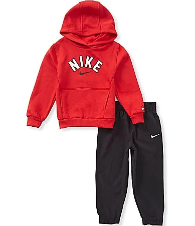 Long Sleeve Fleece Pullover Hoodie 2-Piece Set by Nike