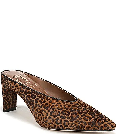 Emerson Leopard Print Snip Toe Dress Mules by Naturalizer