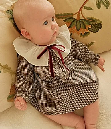 Edgehill Collection x Kristin Ellen Hockman Long Sleeve Houndstooth Louisa Dress by Edgehill Collection