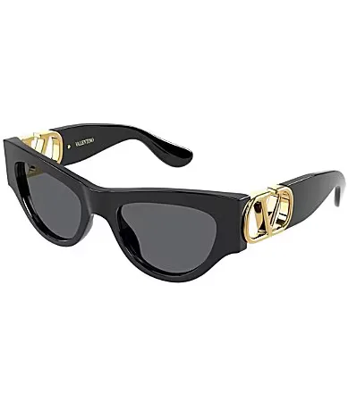 V Logo 55mm Cat Eye Sunglasses by Valentino