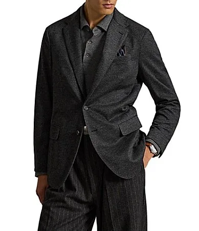Modern Knit Broken-Twill Wool Blend Coat by Polo Ralph Lauren