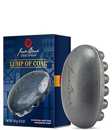 Lump of Coal Charcoal Body Bar Massaging Soap by Jack Black