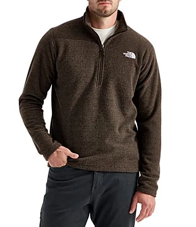 Jacquard Fleece Cap Rock Quarter Zip Pullover by The North Face