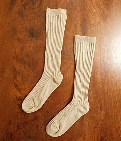 Edgehill Collection x Kristin Ellen Hockman Charlie Rib Knit Knee Socks by Edgehill Collection