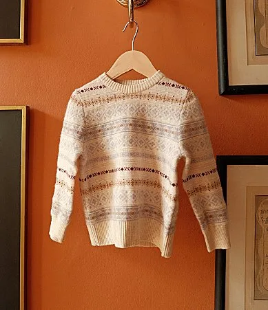 Edgehill Collection x Kristin Ellen Hockman Scotland Cashmere Fair Isle Sweater by Edgehill Collection