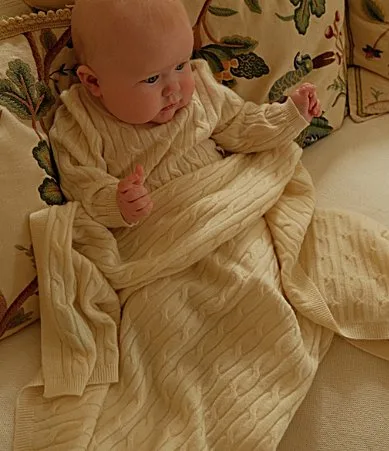 Edgehill Collection x Kristin Ellen Hockman Evie Cashmere Blanket by Edgehill Collection