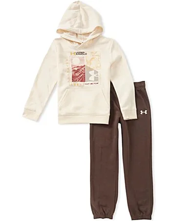 Long Sleeve Tech Peak Fleece Hoodie & Joggers Set by Under Armour