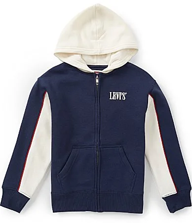 Long Sleeve Classic Color Block Full Zip Hoodie by Levi's