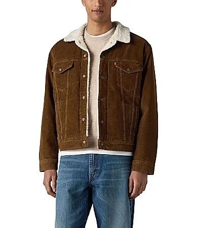 Type III Denim Faux-Sherpa Trucker Jacket by Levi's
