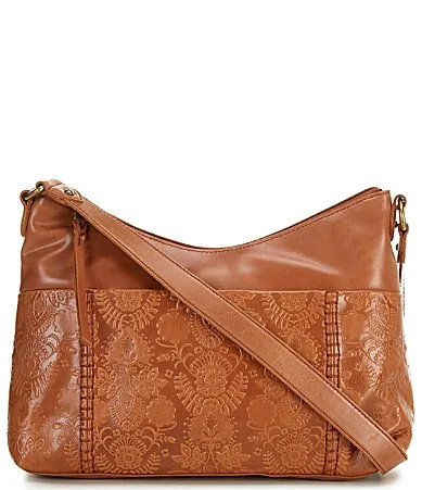 Melrose Floral Embossed Shoulder Bag by The Sak