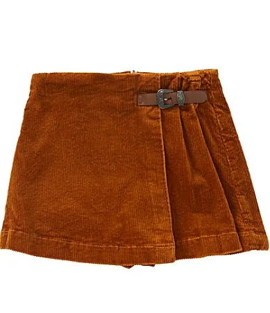 Corduroy Buckle Skirt by Copper Key