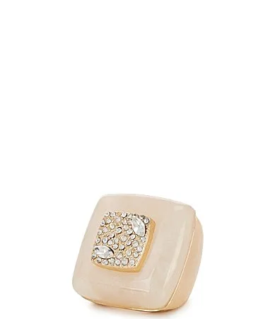 Embellished Resin Band Ring by Gemma Layne