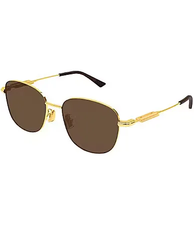 BV1517SA 56mm Round Sunglasses by Bottega Veneta