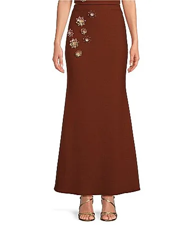 Solae Coordinating Floral Maxi Skirt by Elliatt