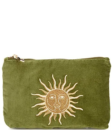 Sun Goddess Velvet Mini Pouch by Elizabeth Scarlett