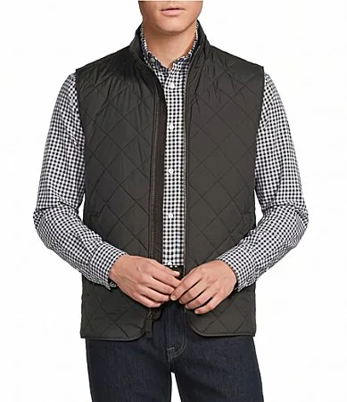 Blue Label Quilted Vest by Cremieux