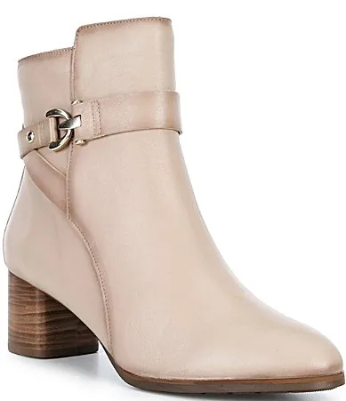 Calafat Belted Leather Booties by Pikolinos