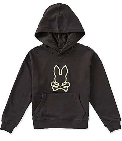 Long Sleeve Bruno Patch Relaxed Hoodie by Psycho Bunny