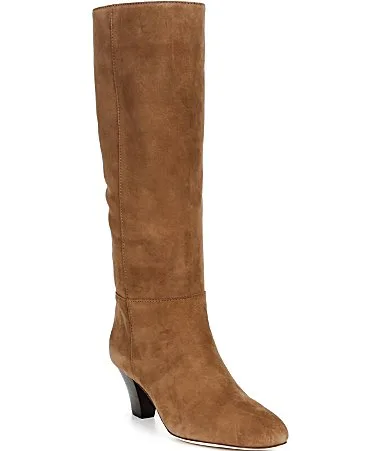 Emersyn Suede Tall Heeled Boots by Ralph Lauren