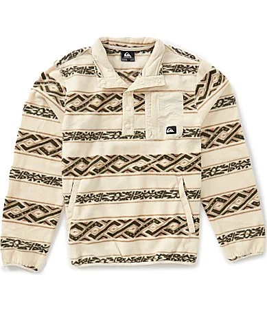 Alpine Printed Polar Fleece Pullover by Quiksilver