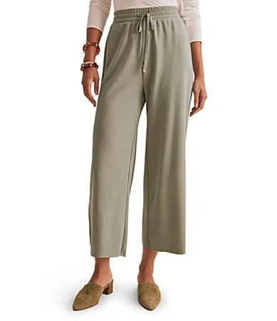 Winslow Coordinating Knit Mid Rise Lounge Crop Length Pants by Splendid