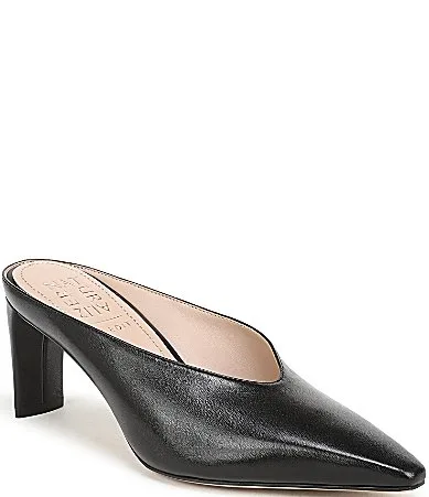 Emerson Leather Snip Toe Dress Mules by Naturalizer