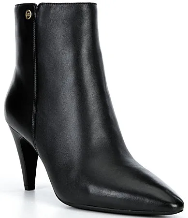 Daniela Heeled Leather Pointed Toe Booties by MICHAEL Michael Kors
