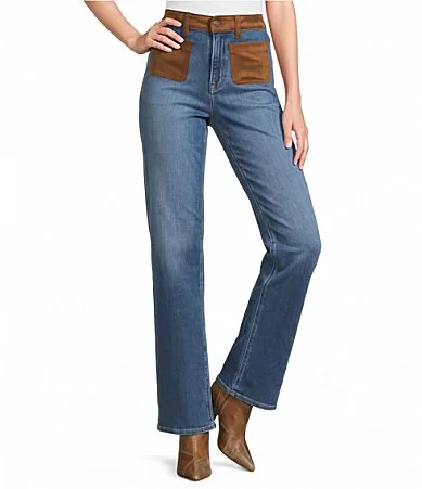 Good True Straight Leg High Rise Denim Jeans by GOOD AMERICAN