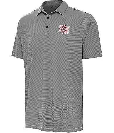 NCAA Oklahoma Sooners 2026 College Baseball Champions Twine Short Sleeve Polo Shirt by Antigua