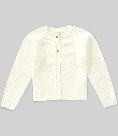 Long Sleeve Pattern Design Cardigan by Pippa & Julie