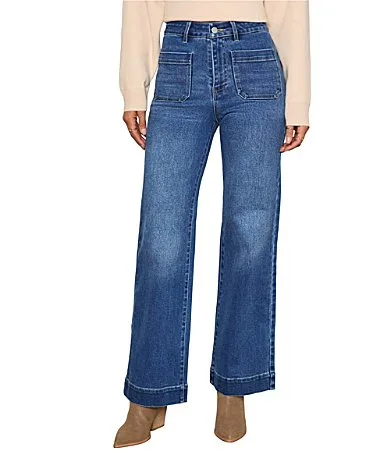 Denim Wide Leg Jeans by Vici Collection