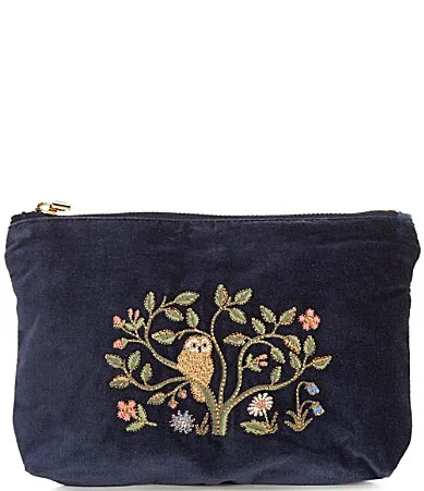Tree of Life Velvet Mini Pouch by Elizabeth Scarlett