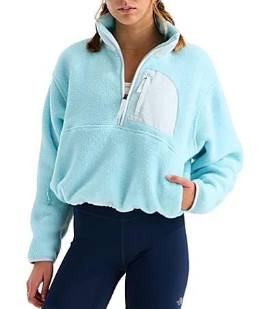 Yumiori Off Peak Fleece Double Layer Stand Collar Half Zip Pullover Jacket by The North Face