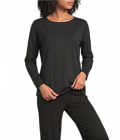 Organic Cotton Crew Neck Long Sleeve Top by Eileen Fisher