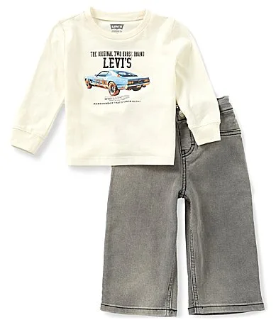 Long Sleeve 73 Car Top Baggy Jeans Set by Levi's