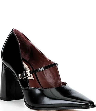 Otto Tailored Box Leather Mary Jane Pumps by Antonio Melani