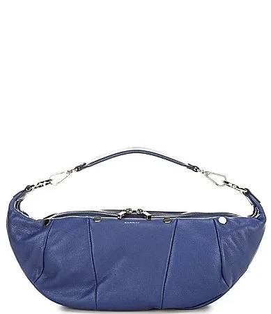 Erica Medium Leather Croissant Silver Shoulder Bag by Hammitt