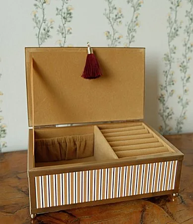 Edgehill Collection x Kristin Ellen Hockman Freya Stripe Jewelry Box by Edgehill Collection